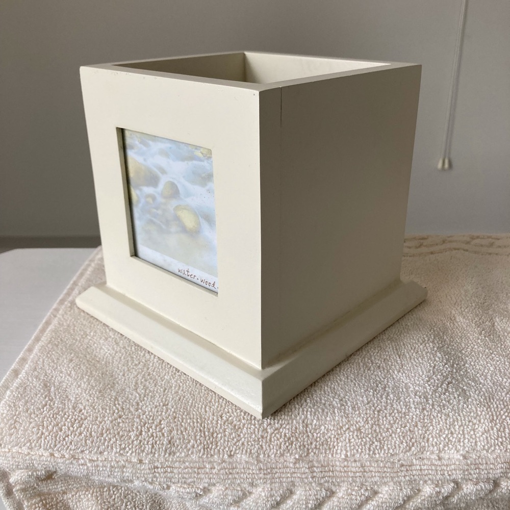 Cream Photo Frame Box for storage